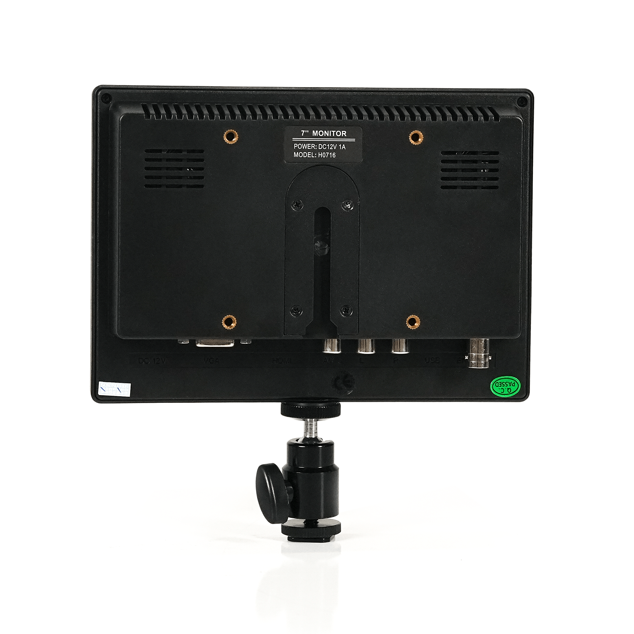 Pyle Cámara de visión trasera con monitor - Kit de cámara de respaldo  inalámbrica y monitor con panel LCD TFT HD de 7 pulgadas 1080p HD IPS y  cámara